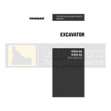 Yanmar Excavator ViO55-6A Operation Manual - Digital Download