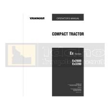 Yanmar Tractor EX2900 Operation Manual - Digital Download