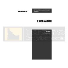 Yanmar Excavator ViO80 Operation Manual - Printed Hard Copy - FREE Shipping