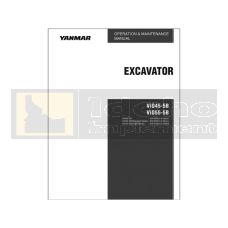Yanmar Excavator ViO55-5B Operation Manual - Printed Hard Copy - FREE Shipping