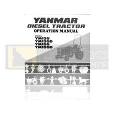 Yanmar Tractor YM135 Operation Manual - Printed Hard Copy - FREE Shipping
