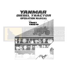 Yanmar Tractor YM187 Operation Manual - Printed Hard Copy - FREE Shipping