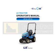 LS Tractor MT125 Operation Manual - Printed Hard Copy - FREE Shipping