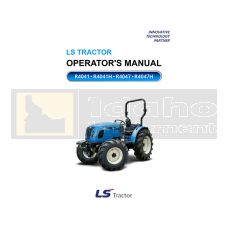 LS Tractor R4000-Series Operators Manual