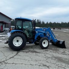 LS Model MT463CPS Tractor & Loader, Enclosed Cab, Heat & AC, 63HP Diesel, 4x4, Power Shuttle Transmission