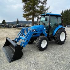 LS Model MT357HC Tractor & Loader, Deluxe Cab, Heat & AC, 57HP Diesel, 4x4, Hydrostatic Transmission