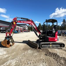 8,000 lbs. Mini Excavator, Hydraulic Thumb, 4-Way Dozer Blade, Yanmar Model ViO35-7A-51