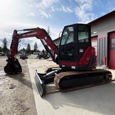 Used Yanmar ViO80 18k Excavator Cab Heat AC Thumb
