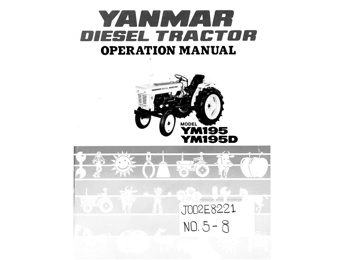 Yanmar YM195 Operation Manual