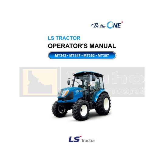 LS Tractor MT357 Operation Manual - Printed Hard Copy - FREE Shipping