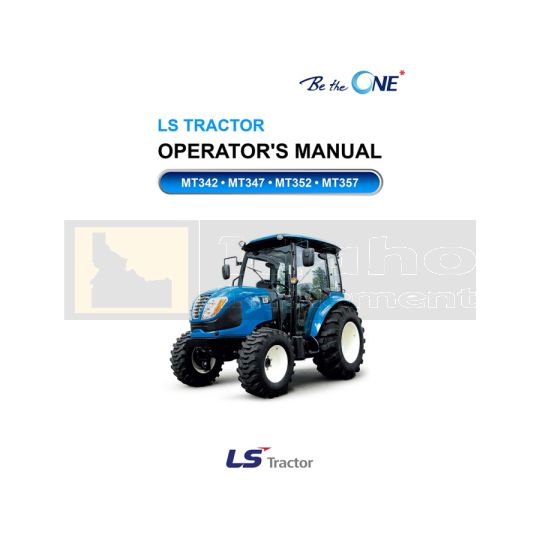 LS Tractor MT352 Operators Manual