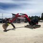 Used Yanmar ViO80 18k Excavator Cab Heat AC Thumb