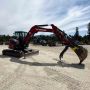 Used Yanmar ViO80 18k Excavator Cab Heat AC Thumb