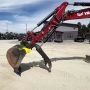 Used Yanmar ViO80 18k Excavator Cab Heat AC Thumb